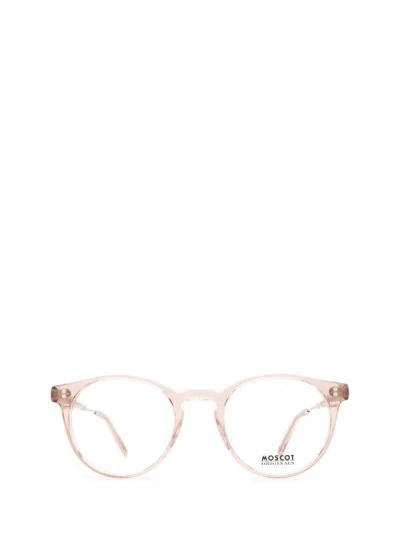 Shop Moscot Eyeglasses In Rose / Silver