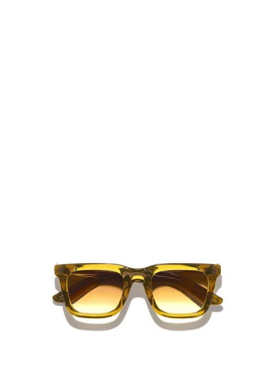 Shop Moscot Sunglasses In Olive Brown (chestnut Fade)