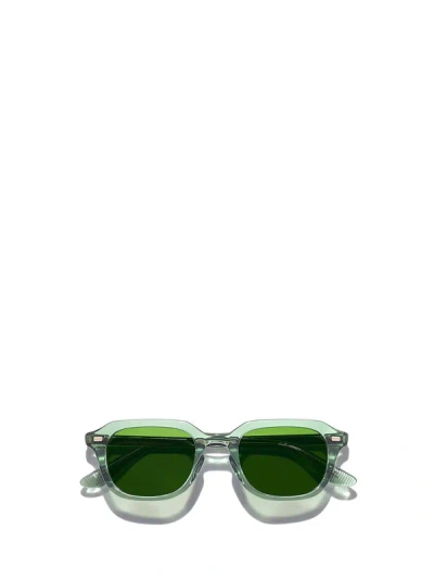 Shop Moscot Sunglasses In Pine (green)