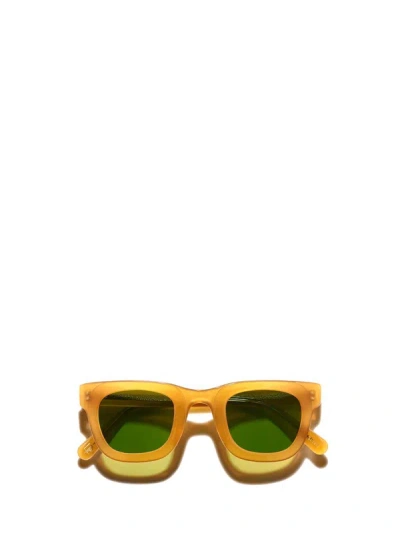 Shop Moscot Sunglasses In Butterscotch (calibar Green)