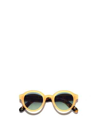 Shop Moscot Sunglasses In Honey Tortoise (forest Wood)