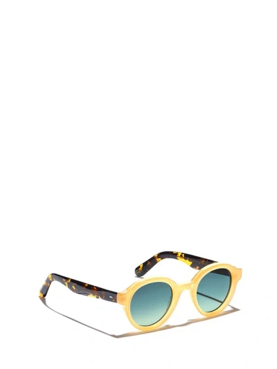 Shop Moscot Sunglasses In Honey Tortoise (forest Wood)