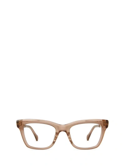 Shop Mr Leight Mr. Leight Eyeglasses In Coral Crystal-white Gold