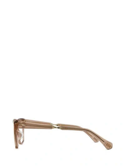 Shop Mr Leight Mr. Leight Eyeglasses In Coral Crystal-white Gold