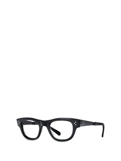 Shop Mr Leight Mr. Leight Eyeglasses In Black Glass-shiny Black