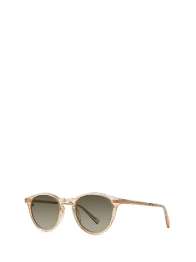 Shop Mr Leight Mr. Leight Sunglasses In Dune-white Gold