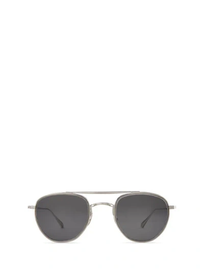 Shop Mr Leight Mr. Leight Sunglasses In Platinum-pewter