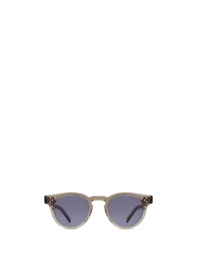 Shop Mr Leight Mr. Leight Sunglasses In Grey Crystal-matte Platinum