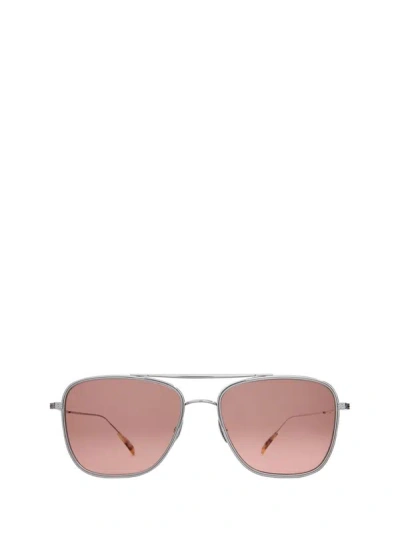 Shop Mr Leight Mr. Leight Sunglasses In Platinum-tortoise