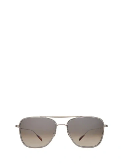 Shop Mr Leight Mr. Leight Sunglasses In White Gold-maple