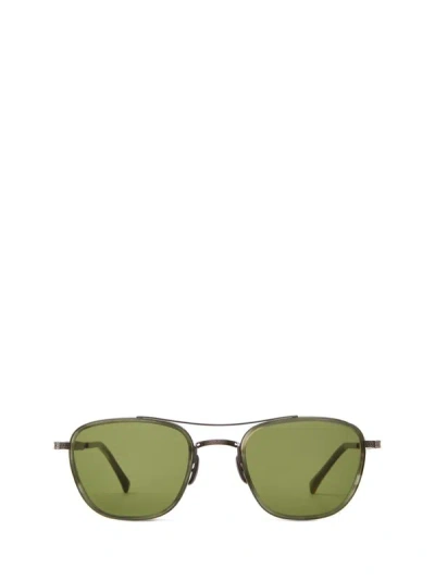 Shop Mr Leight Mr. Leight Sunglasses In Sycamore-pewter