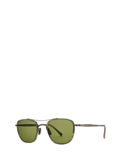 Shop Mr Leight Mr. Leight Sunglasses In Sycamore-pewter