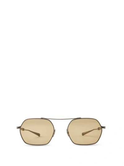 Shop Mr Leight Mr. Leight Sunglasses In White Gold