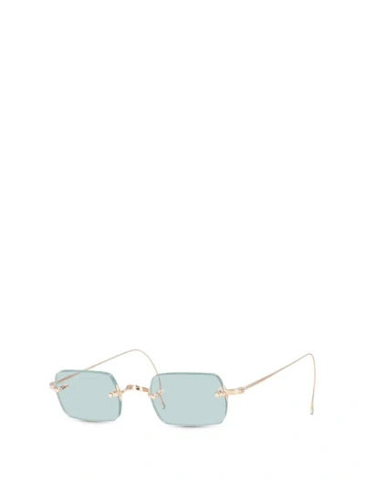 Shop Mr Leight Mr. Leight Sunglasses In White Gold