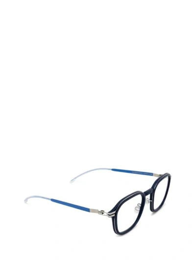 Shop Mykita Eyeglasses In Mhl3-navy/shiny Silver/yale Bl