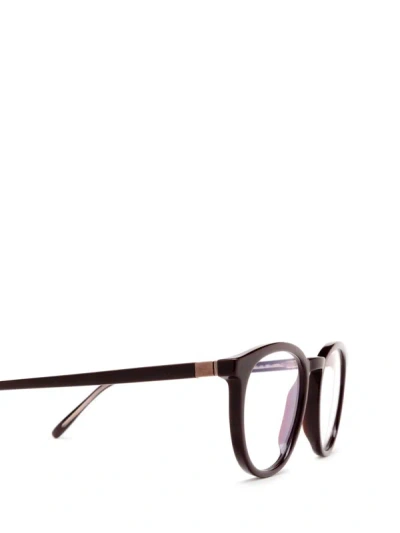 Shop Mykita Eyeglasses In C126 Burgundy/silk Purple Bron