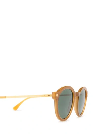 Shop Mykita Sunglasses In C99 Brown/dark Brown/glossy Go