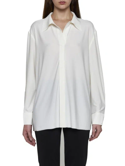 Shop Norma Kamali Shirts In White