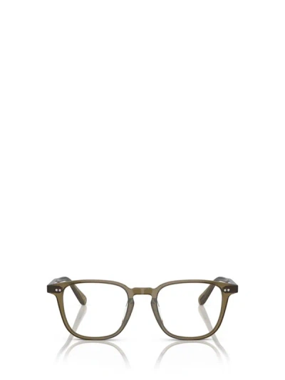 Shop Oliver Peoples Eyeglasses In Dusty Olive
