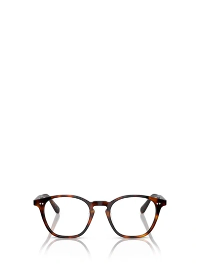 Shop Oliver Peoples Eyeglasses In Dark Mahogany