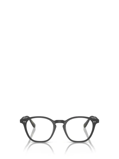 Shop Oliver Peoples Eyeglasses In Semi-matte Black / Vintage Dtbk