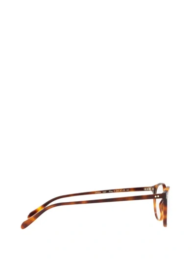 Shop Oliver Peoples Eyeglasses In Dark Mahogany (dm)