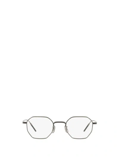 Shop Oliver Peoples Eyeglasses In Pewter