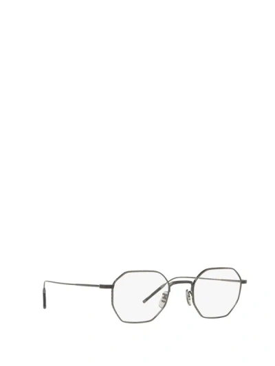 Shop Oliver Peoples Eyeglasses In Pewter