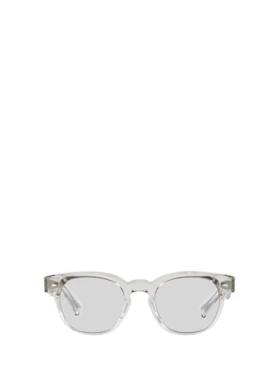 Shop Oliver Peoples Eyeglasses In Black Diamond / Crystal Gradient