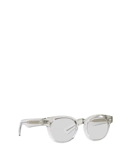 Shop Oliver Peoples Eyeglasses In Black Diamond / Crystal Gradient