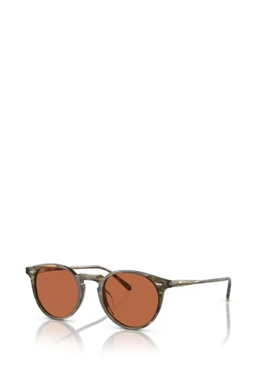 Shop Oliver Peoples Sunglasses In Soft Olive Bark