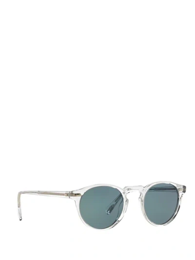 Oliver Peoples Transparent Peck Estate Edition Gregory Peck Sunglasses In Crystal