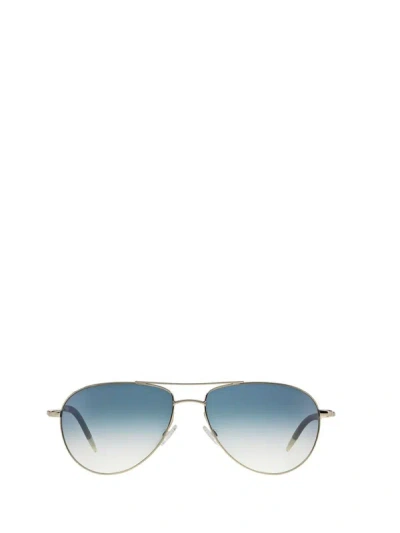 Shop Oliver Peoples Sunglasses In Silver