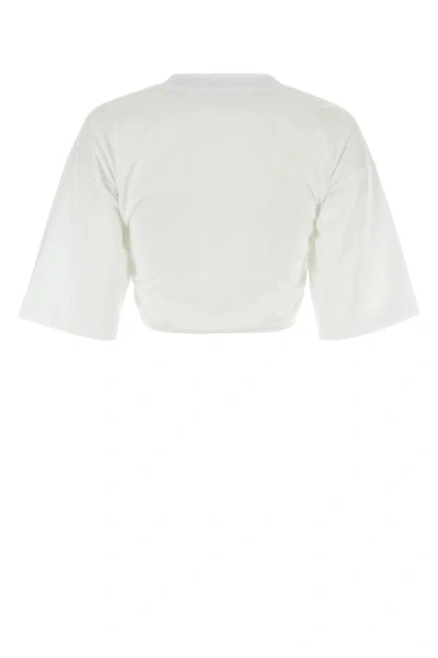 Shop Palm Angels T-shirt In Whiteblack