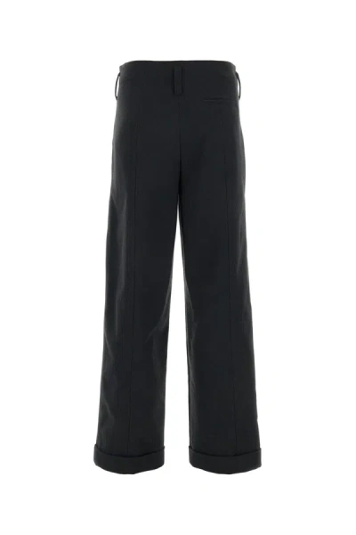 Philosophy Di Lorenzo Serafini Wide-leg Cotton Stretch Pant In Black