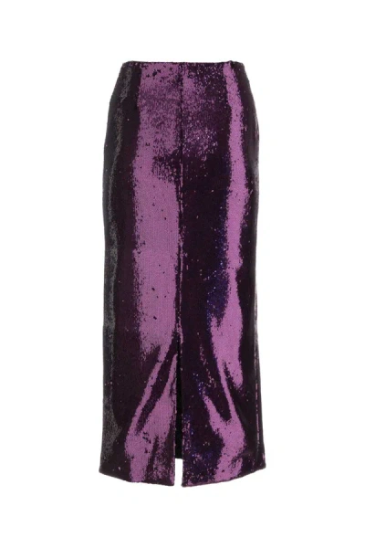 Shop Philosophy Di Lorenzo Serafini Skirts In Purple