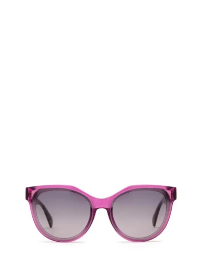 Shop Police Sunglasses In Transparent Pink