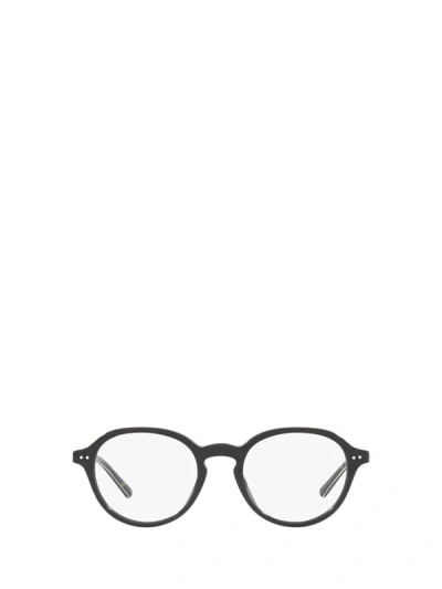 Shop Polo Ralph Lauren Eyeglasses In Shiny Black