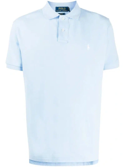 Shop Polo Ralph Lauren Slim Fit Polo Clothing In Blue