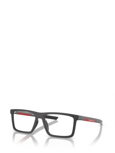 Shop Prada Eyeglasses In Matte Grey