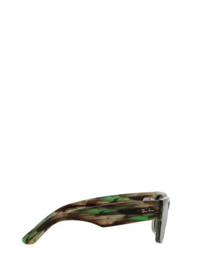 Shop Ray Ban Ray-ban Sunglasses In Transparent Green