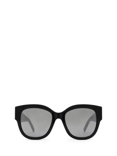 Shop Saint Laurent Eyewear Sunglasses In Black