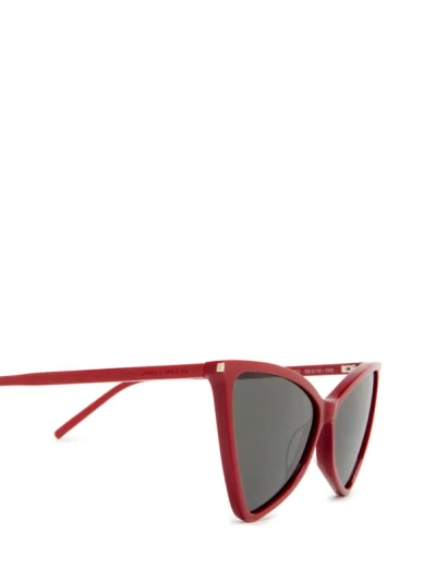 Shop Saint Laurent Eyewear Sunglasses In Red