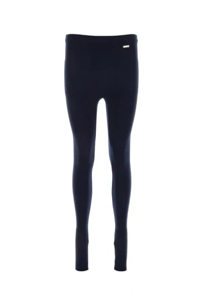 Shop Ferragamo Salvatore  Leggings In Newnavy