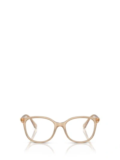 Shop Swarovski Eyeglasses In Opaline Light Brown