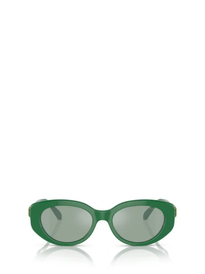 Shop Swarovski Sunglasses In Dark Green