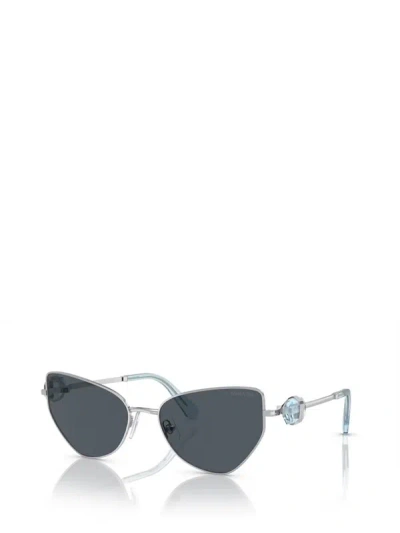 Shop Swarovski Sunglasses In Silver