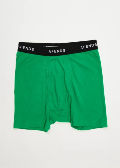 Shop Afends Hemp Boxer Briefs In Green