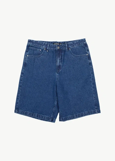 Shop Afends Hemp Denim Baggy Shorts
