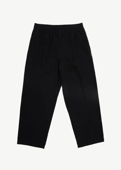 Shop Afends Recycled Elastic Waist Pant In Black